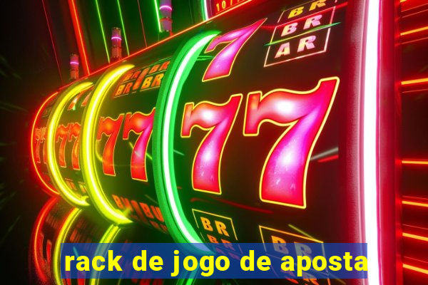 rack de jogo de aposta